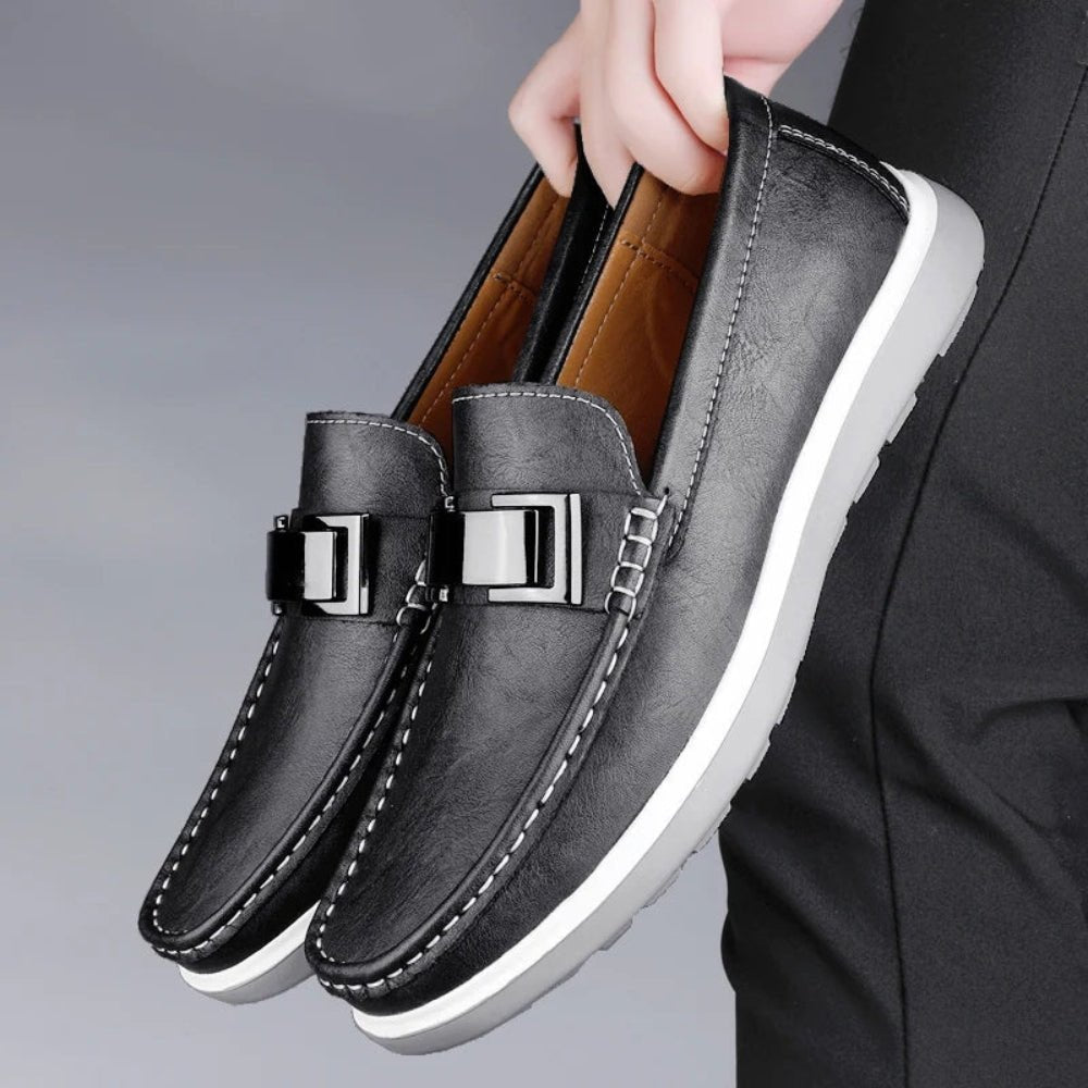 Murano Genuine Leather Loafers - Hayes Carter