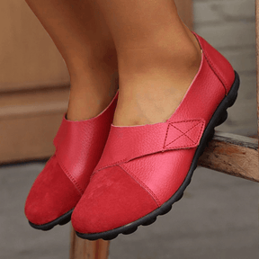 Sapatilha Ortopédica Feminina Loafer Couro - Frete Grátis Loja Rinove